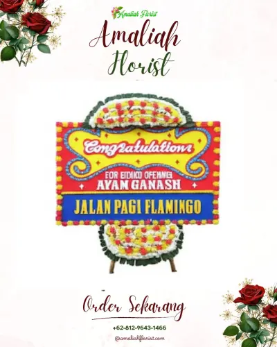 Bunga Papan Congratulation di Trajeng